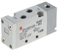 SYJA5120-M5, SMC 5/2 Pneumatic Control Valve Pilot/Spring Metric M5 x 0.8 SYJA5000 Series, Клапан