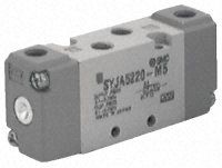 SYJA5220-M5, SMC 5/2 Pneumatic Control Valve Pilot/Pilot Metric M5 x 0.8 SYJA5000 Series, Клапан