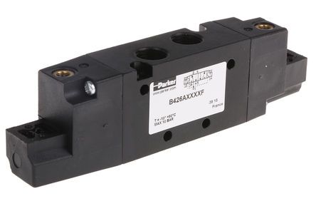 B426AXXXXF, Parker 5/2 Pneumatic Control Valve Solenoid/Solenoid G 1/4 B Series, Клапан