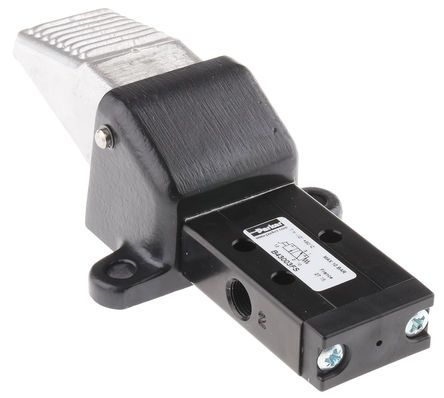 B43003FS, Parker Pedal 3/2 Pneumatic Manual Control Valve B43 Series, Клапан
