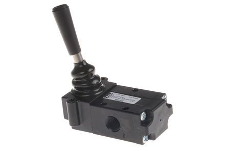 B53003L, Parker Lever 3/2 Pneumatic Manual Control Valve B53 Series, Клапан
