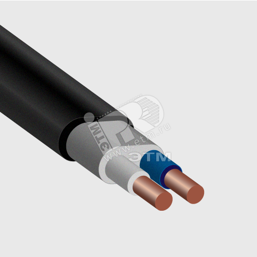 Кабель силовой ВВГнг(А)-LS 2х1.5пл(10м)