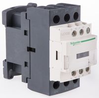 LC1D32V7, Schneider Electric 3 Pole Contactor - 32 A, 400 V ac Coil, TeSys D, 3NO, 15 kW, Контактор