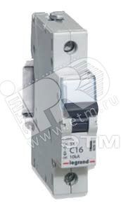 Выключатель автоматический однополюсный 6А C TX3 6кА/10кА