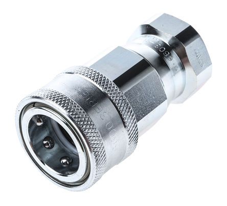 Parker Steel Female Hydraulic Quick Connect Coupling 6603-8-10 1/2 in, Муфта