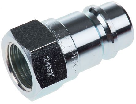 Parker Steel Male Hydraulic Quick Connect Coupling 6605-8-10 1/2 in, Муфта