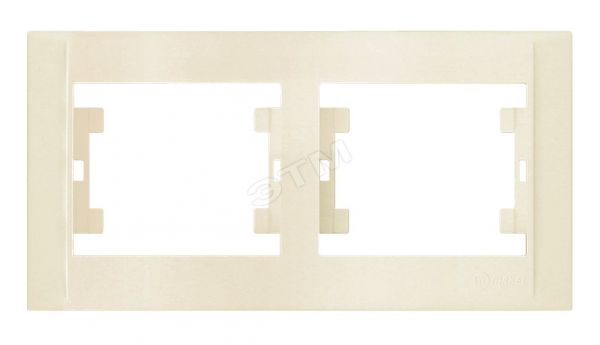 Defne Рамка 2 поста бежевая