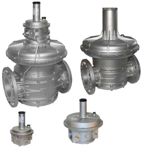 Регулятор давления газа RG/2MC (без фильтра), FRG/2MC (с фильтром).