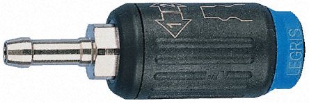 9421U06 06, Legris Pneumatic Quick Connect Coupling Reinforced Polymer 6mm Hose Barb, Муфта