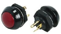 P9-113121, Otto Double Pole Double Throw (DPDT) Momentary Push Button Switch, Panel Mount, 28V dc, Кнопочный переключатель