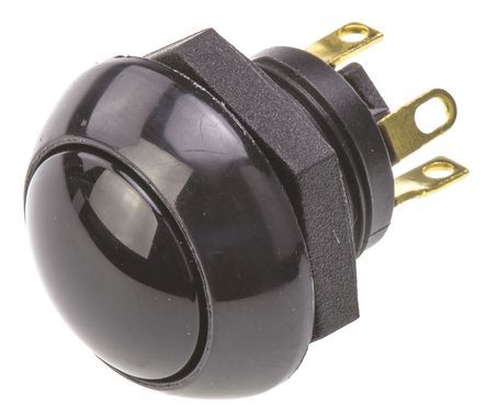 P9-113122, Otto Double Pole Double Throw (DPDT) Momentary Push Button Switch, Panel Mount, 28V dc, Кнопочный переключатель