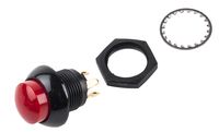 P9-213121, Otto Double Pole Double Throw (DPDT) Momentary Push Button Switch, Panel Mount, 28V dc, Кнопочный переключатель