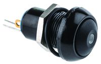 IPR1SAD2LOS, APEM Single Pole Single Throw (SPST) Latching Red LED Miniature Push Button Switch, IP67, 13.6 (Dia.)mm, Panel Mount,, Кнопочный переключатель