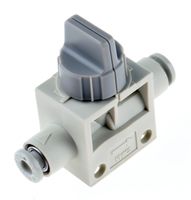 VHK2-04F-04F, SMC Rotary Knob 2/2 Pneumatic Manual Control Valve VHK Series, Клапан