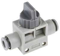 VHK2-06F-06F, SMC Rotary Knob 2/2 Pneumatic Manual Control Valve VHK Series, Клапан