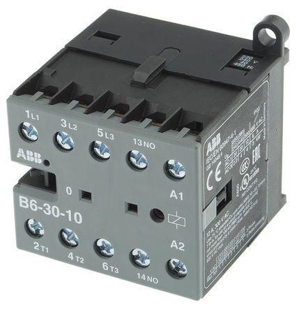 GJL1211001R8100, ABB 3 Pole Contactor - 9 A, 230 V ac Coil, B Range, 3NO, 4 kW, Контактор