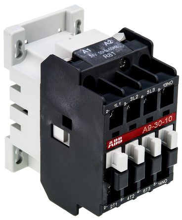 1SBL141001R8110, ABB 3 Pole Contactor - 25 A, 24 V ac Coil, A Line, 3NO, 4 kW, Контактор