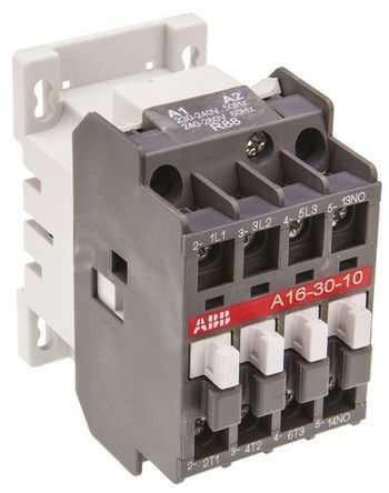 1SBL181001R8810, ABB 3 Pole Contactor - 30 A, 230 V ac Coil, A Line, 3NO, 7.5 kW, Контактор