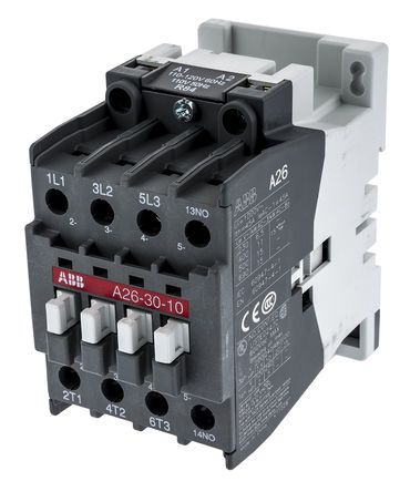 1SBL241001R8410, ABB 3 Pole Contactor - 45 A, 110 V ac Coil, A Line, 3NO, 11 kW, Контактор