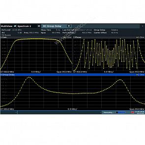 Измерение ГВЗ многочастотным методом Rohde&Schwarz FSW-K17 для анализаторов спектра и сигналов