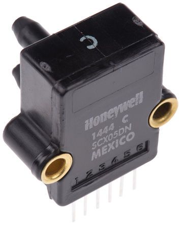 SCX05DN, Honeywell Differential for Pneumatic Fluid Pressure Sensor, 5psi Max Pressure Reading , 20 V dc, Датчик давления