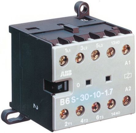 GJL1313001R7101 - B7S-30-10-1.7-71, ABB 3 Pole Contactor - 9 A, 24 V dc Coil, B Range, 3NO, 5.5 kW, Контактор