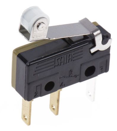 XCG5-S1-Z1, Saia-Burgess Roller Lever Microswitch, 5 A @ 250 V ac, Микропереключатель