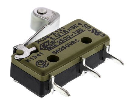 XCG8-S1-Z1, Saia-Burgess NO/NC Roller Lever Microswitch, 6 A @ 250 V ac, Микропереключатель