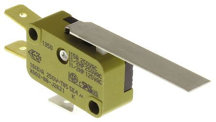 XGG2-88-J26Z1, Saia-Burgess SPDT-NO/NC Lever Microswitch, 16 A @ 250 V ac, Микропереключатель