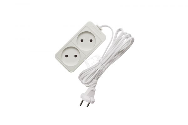 Удлинитель бытовой Союз 1300 Вт 2 гнезда ШВВП 3м