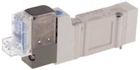 SY3140-5LOU-Q, SMC 5/2 Pneumatic Control Valve Solenoid/Pilot SY3000 Series, Клапан