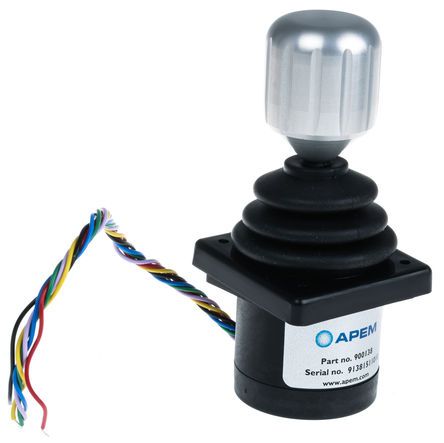 9SA50RR-22-48, APEM, 3 Way Joystick Switch Passive, IP65 Rated, Джойстик-переключатель