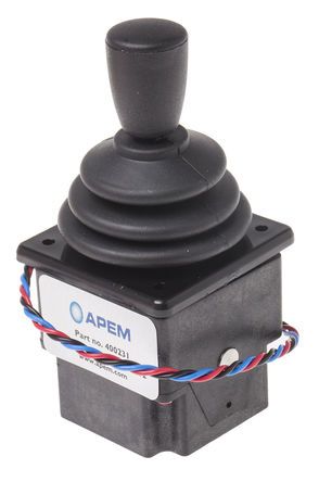 4R18-2S1E-32-49, APEM, 1 Way Potentiometer Joystick Knob, Potentiometric, IP65 Rated, Джойстик-переключатель