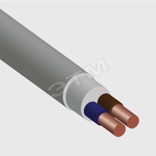 Кабель силовой NYM 2х2.5 (N) однопроволочный