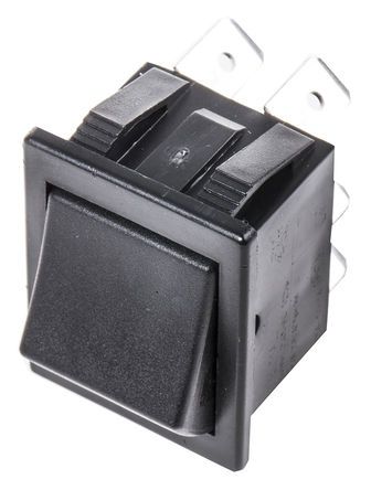 C1561ALAAA, Arcolectric Double Pole Double Throw (DPDT), (On)-On Rocker Switch Panel Mount, Клавишный переключатель