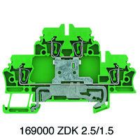 Weidmuller 1690000000 ZDK 2.5PE Клемма с заземлением