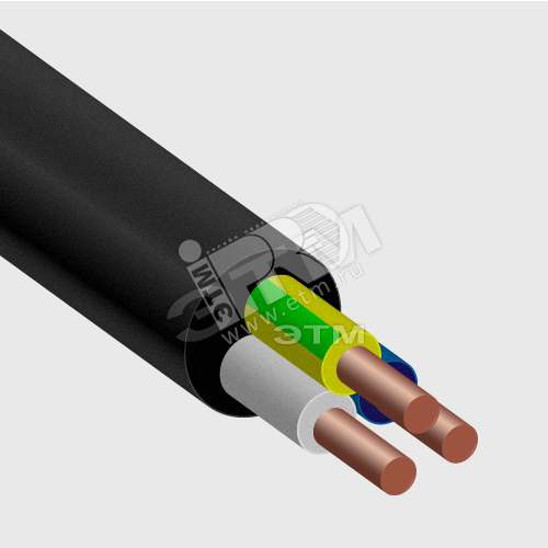 Кабель силовой ВВГнг(А) 3х10ок-1 ВНИИКП