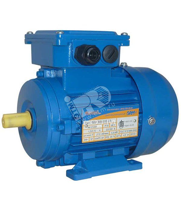 Электродвигатель 5АИ 63 В4 0.37/1500 IM 1081