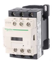 LC1D18M7, Schneider Electric 3 Pole Contactor - 18 A, 220 V ac Coil, TeSys D, 3NO, 7.5 kW, Контактор