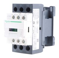 LC1D25E7, Schneider Electric 3 Pole Contactor - 25 A, 48 V ac Coil, TeSys D, 3NO, 11 kW, Контактор