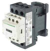 LC1D25M7, Schneider Electric 3 Pole Contactor - 25 A, 220 V ac Coil, TeSys D, 3NO, 11 kW, Контактор