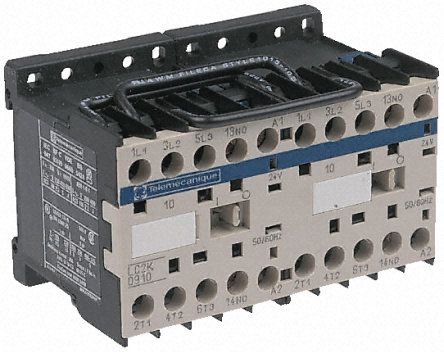 LC2K0901E7, Schneider Electric 3 Pole Reversing Reversing Contactor - 9 A, 48 V ac Coil, TeSys K, 3NO, 4 kW, Контактор