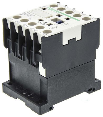 LP4K0901BW3, Schneider Electric 3 Pole Contactor - 9 A, 24 V dc Coil, TeSys K, 3NO, 4 kW, Контактор