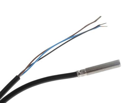 3RG4210-0AG00-PF, Pepperl + Fuchs M5 x 0.5 Inductive Sensor - Barrel, PNP-NO Output, 0.8 mm Detection, IP67, Cable Terminal, Индуктивный датчик приближения