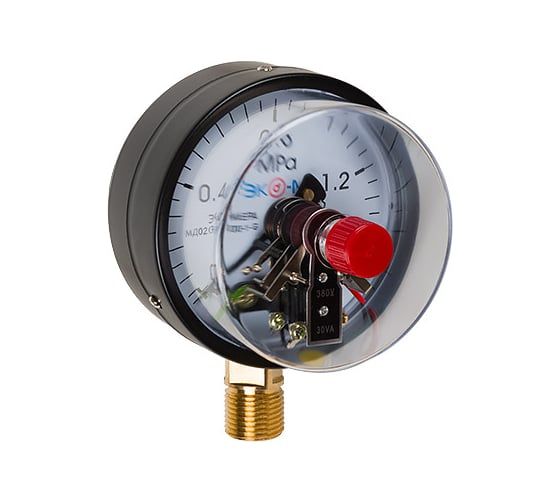 Манометр виброустойчивый Физтех ДМ8008-ВУф 0-1,6 МПа, кт1.0, d100, IP54 G,1/2 РШ, силикон 4687205640079