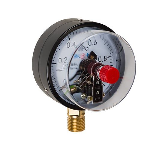 Манометр виброустойчивый Физтех ДМ8008-ВУф 0-1 МПа, кт1.0, d100, IP54 G,1/2 РШ, глицерин 4687205640031