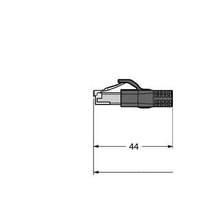 RJ45S-RJ45S-4414-1M Кабель Industrial Ethernet, оболочка PUR