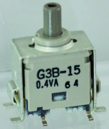 G3B-15AB, NKK Switches Single Pole Double Throw (SPDT) Momentary Push Button Switch, PCB, Кнопочный переключатель