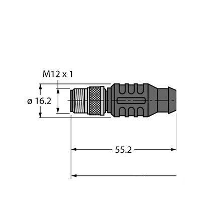 RSS-FSSD-841-0.5M Кабель Industrial Ethernet, оболочка TPE