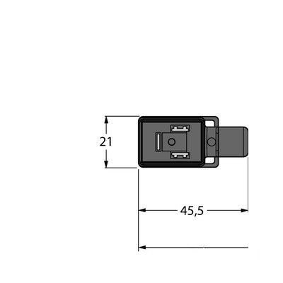 VBS02-S80E-0.6-WSC5.31T/TXL Соединительный кабель